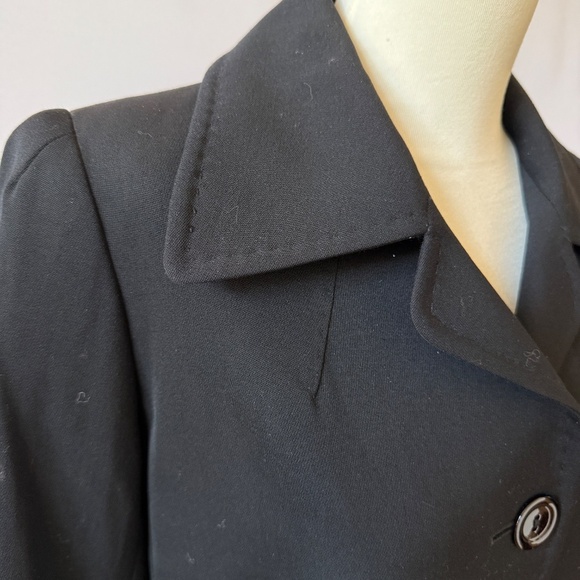 CINZIA ROCCA COAT WOOL KNEE LENGTH LINED LUXURY MINIMALIST CLASSIC TIMELESS 8 - Picture 6 of 13